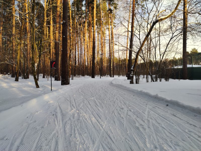 Дорожки в парке Парк Малевича, состояние на 7 февраля 2024 по отзыву, фото 1. 